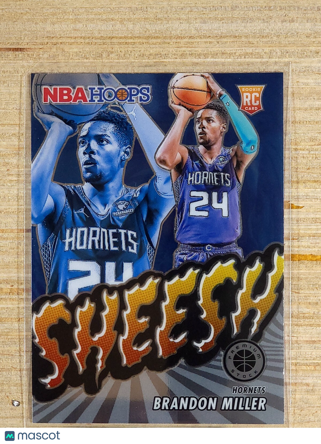 2023-24 Panini NBA Hoops Premium Stock - Sheesh #25 Brandon Miller (RC)