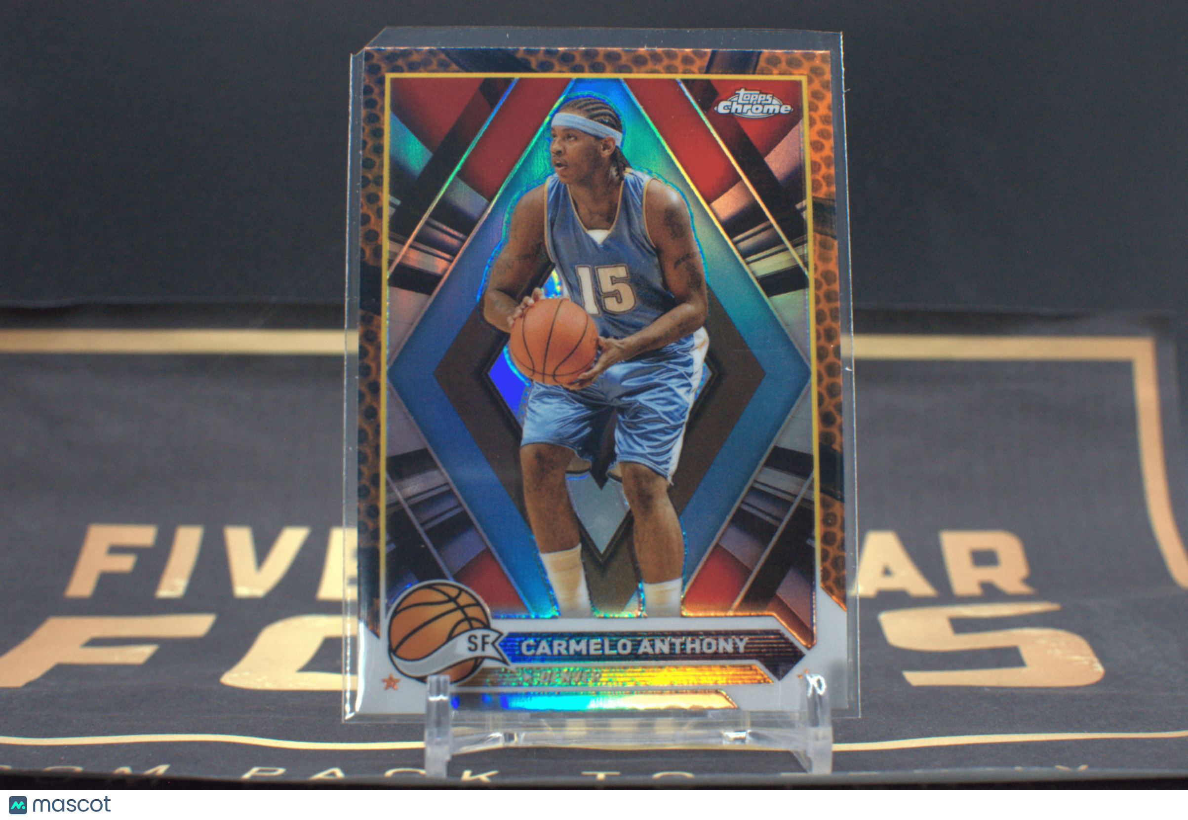 2023 Topps Chrome Carmelo Anthony [Orange Basketball] #27 *Free Shipping @ $10