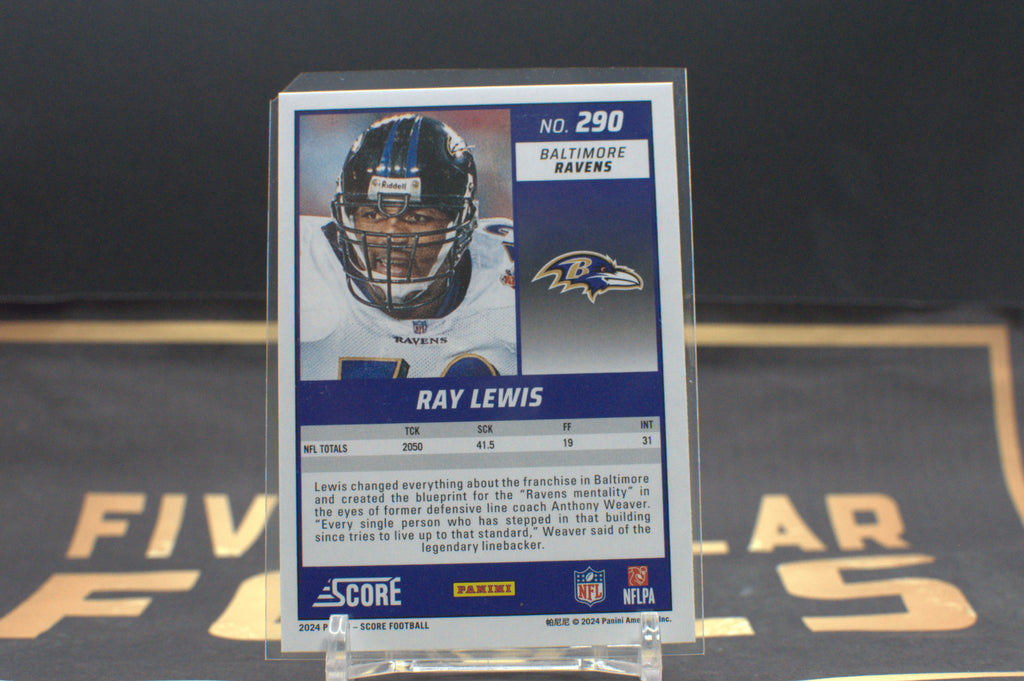 2024 Score Ray Lewis [Scorecard] #290 **Free Shipping @ $10+**