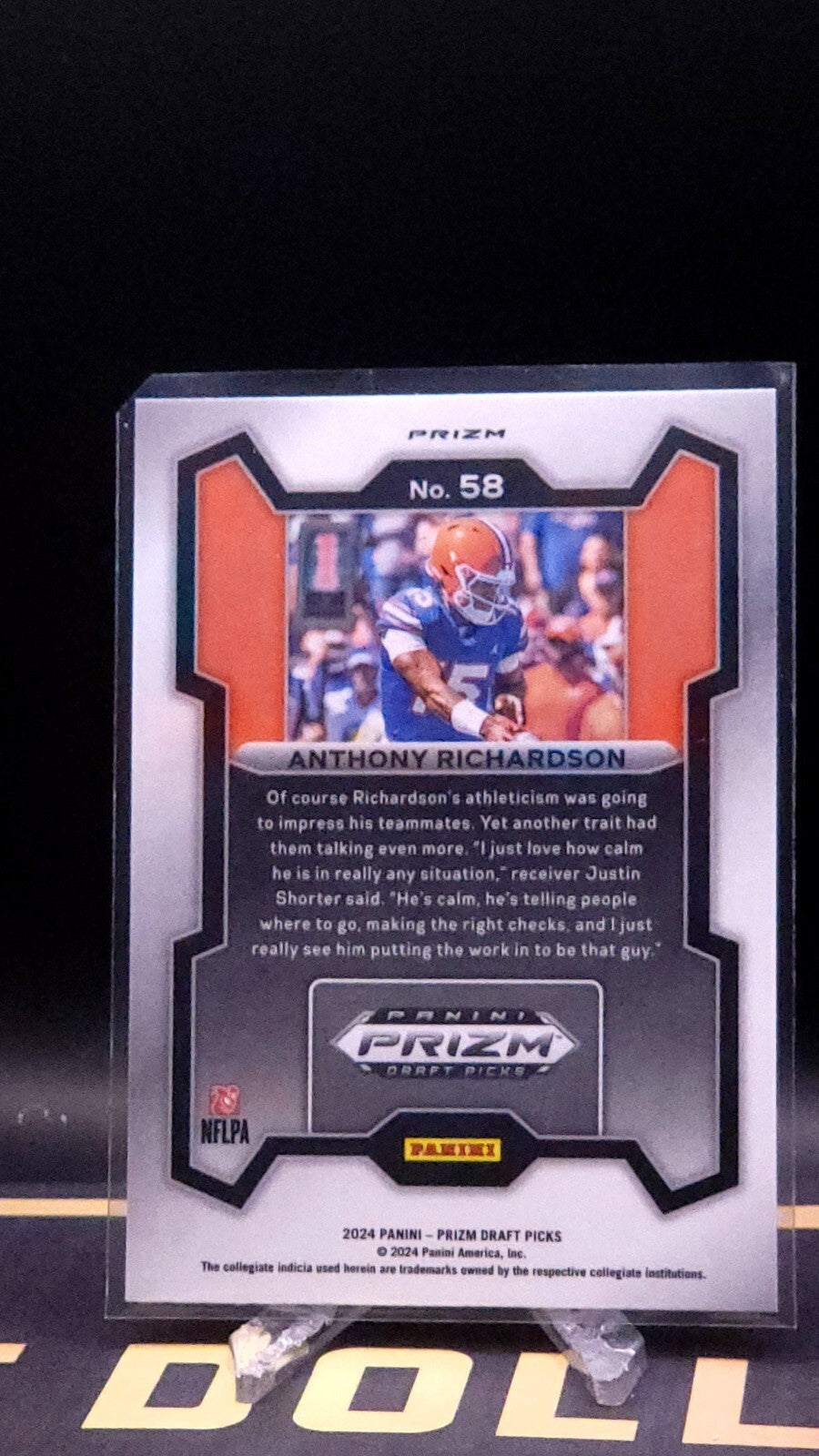 *Free Shipping @$10* 2024 Panini Prizm Draft Picks Anthony Richardson Silver #58