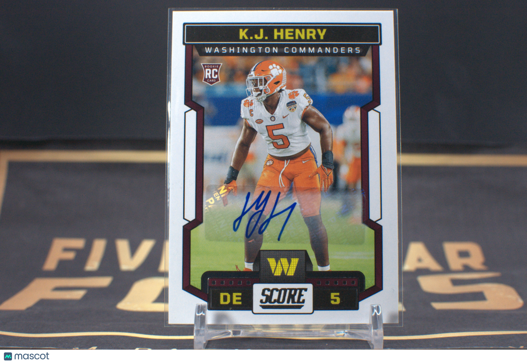 2023 Panini Score K. J. Henry [Signature] #393 **Free Shipping @ $10+**