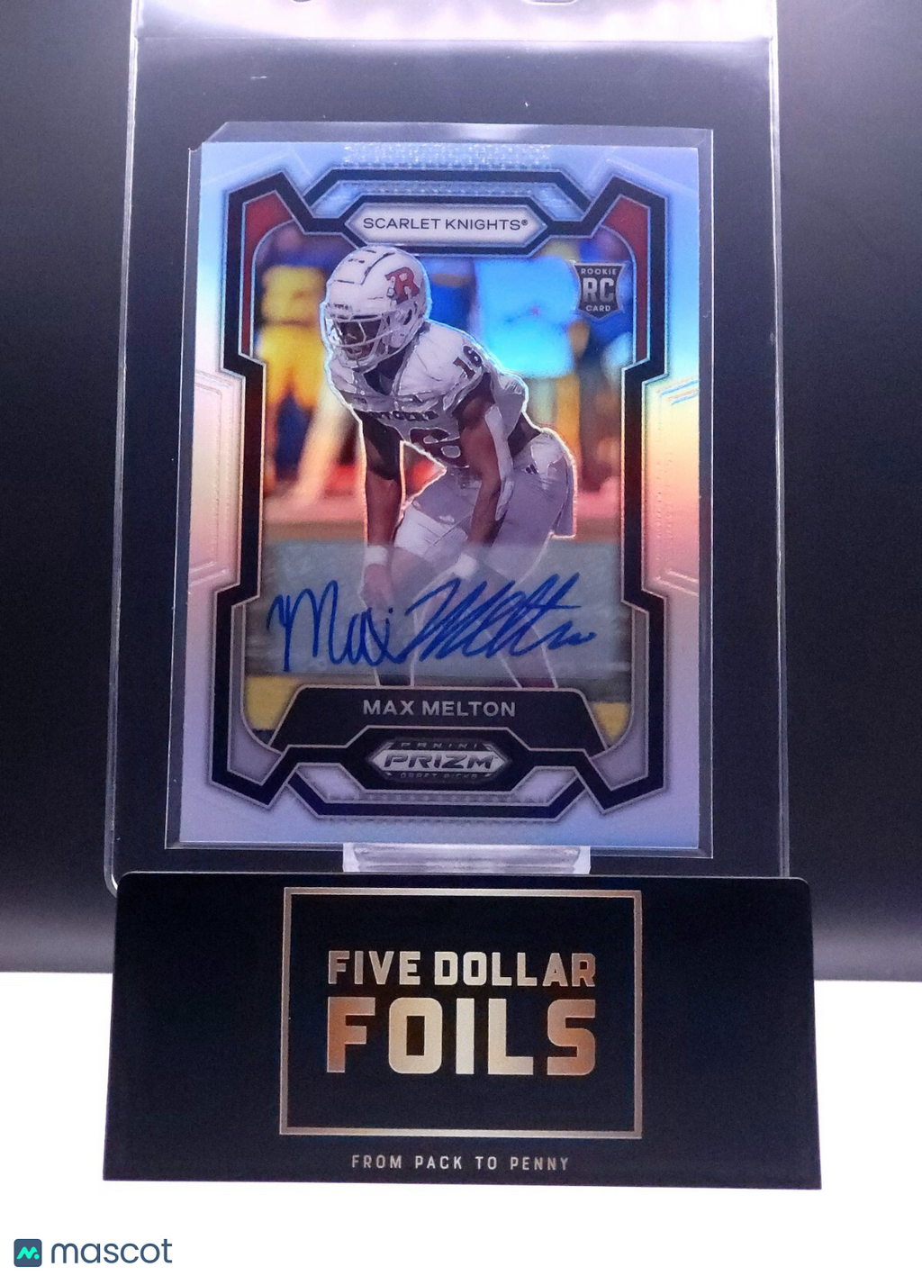 2024 Panini Prizm Draft Picks #163 Max Melton Silver Auto