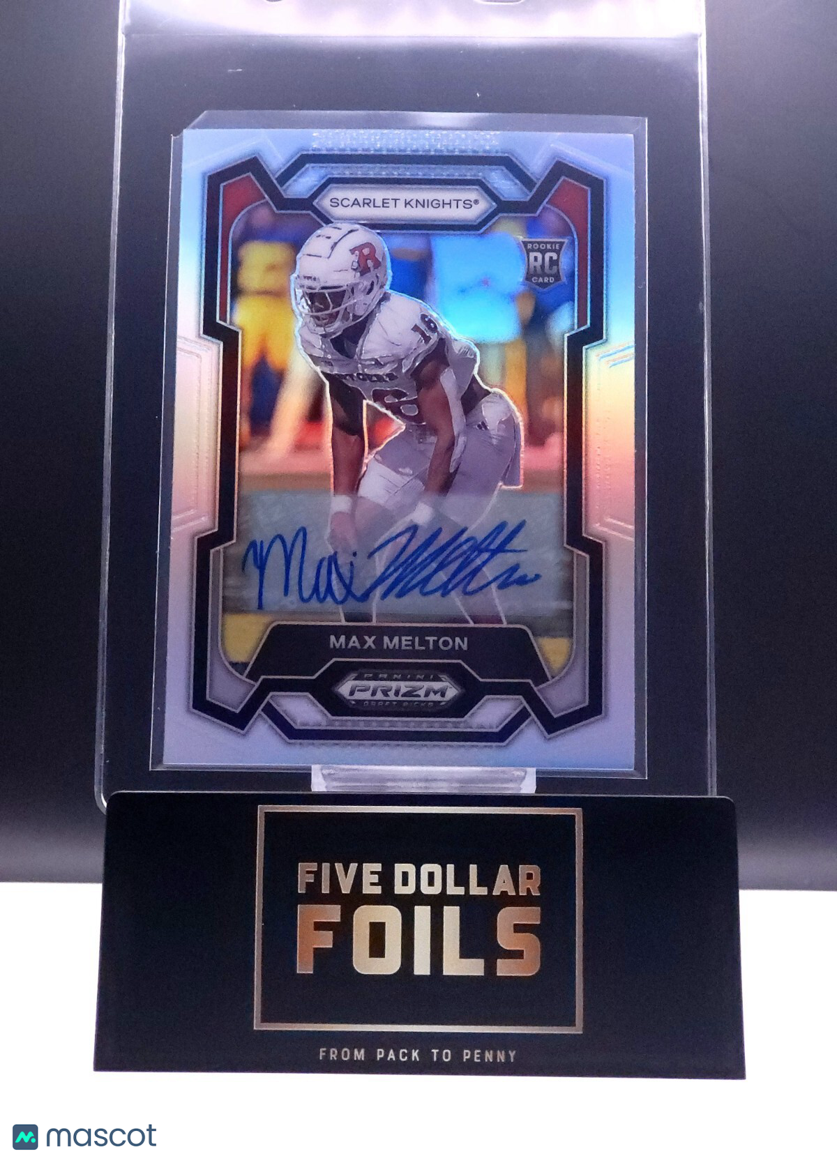 2024 Panini Prizm Draft Picks #163 Max Melton Silver Auto