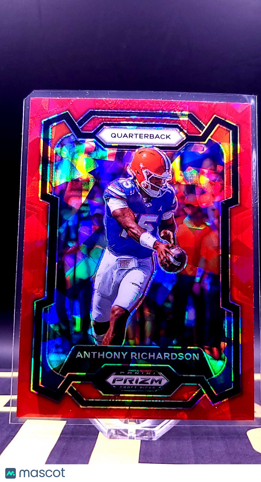 2024 Panini Prizm Draft Picks Anthony Richardson #58 Red Ice Prizm
