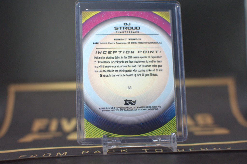 2022 Bowman University Inception: CJ Stroud #88
