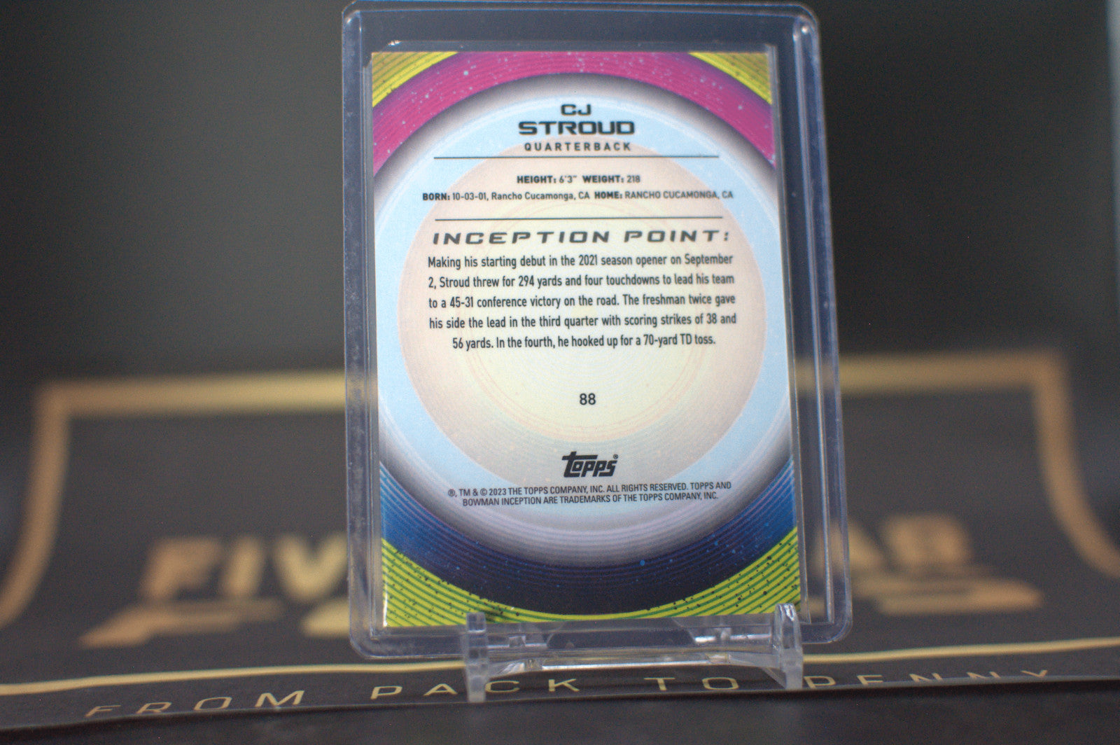 2022 Bowman University Inception: CJ Stroud #88