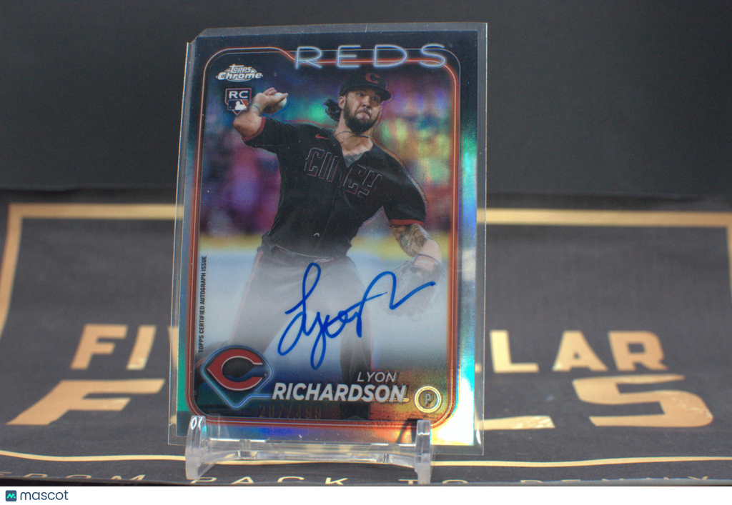 2024 Topps Chrome - Rookie Autographs Refractor #RA-LR Lyon Richardson 287/499