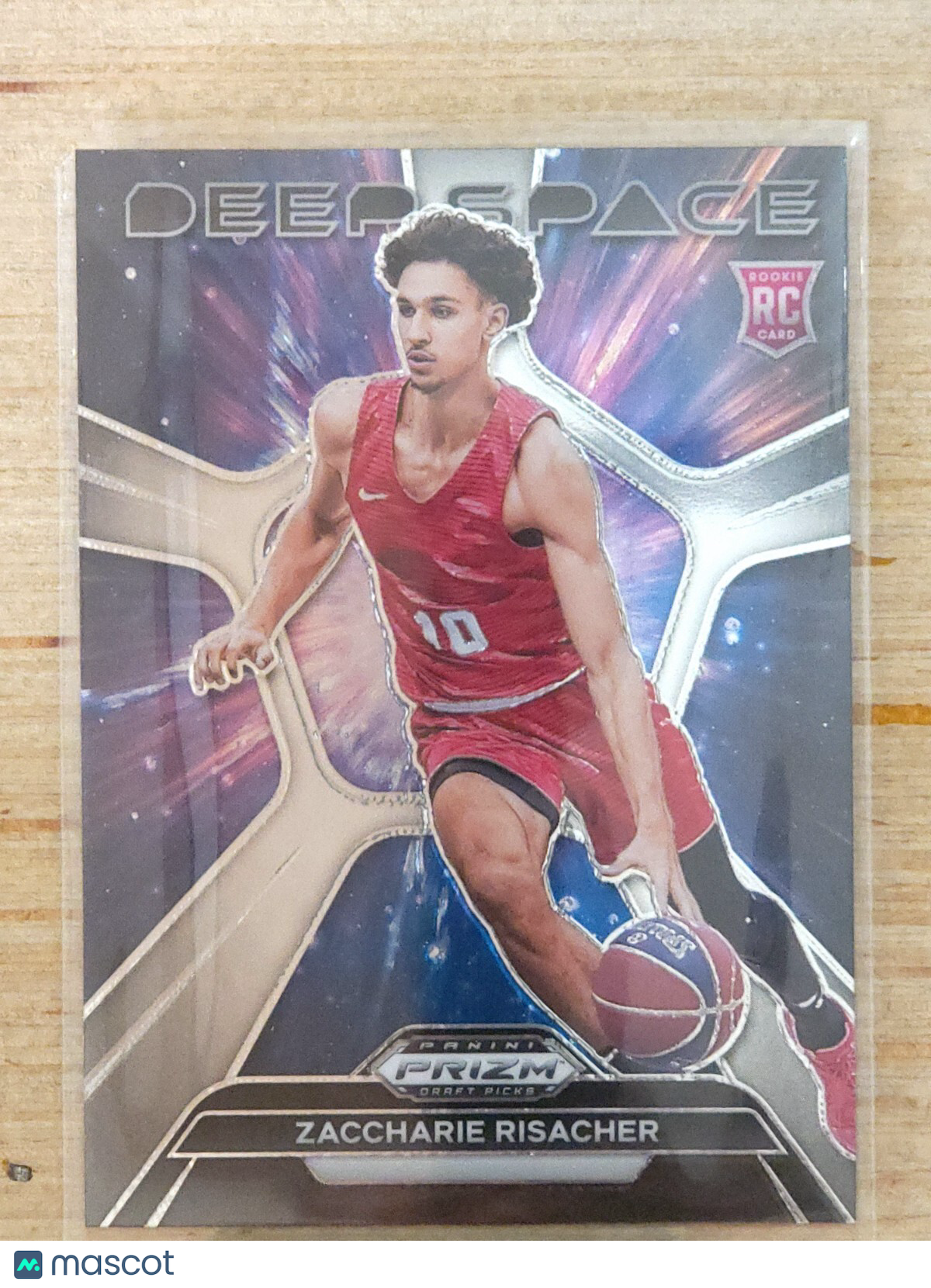 2024 Panini Prizm Draft Picks Deep Space #12 Zaccharie Risacher