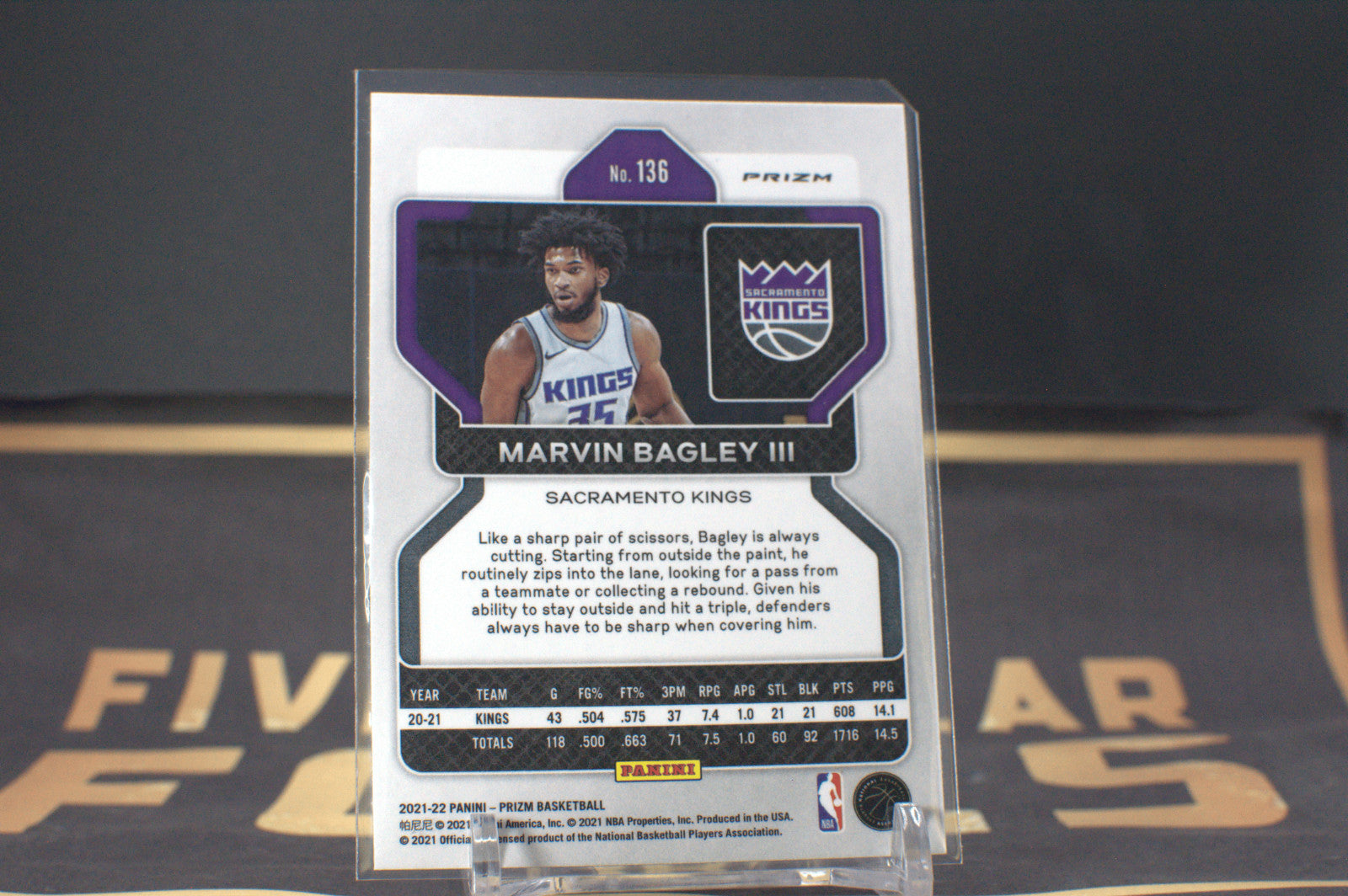 2021 Panini Prizm Marvin Bagley III [Ruby Wave] #136 **Free Shipping @ $10+**