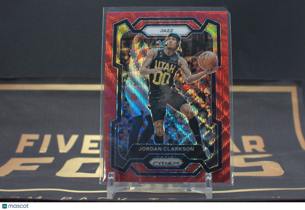 2023-24 Panini Prizm #65 Jordan Clarkson Prizms Red Wave *Free Shipping @ $10