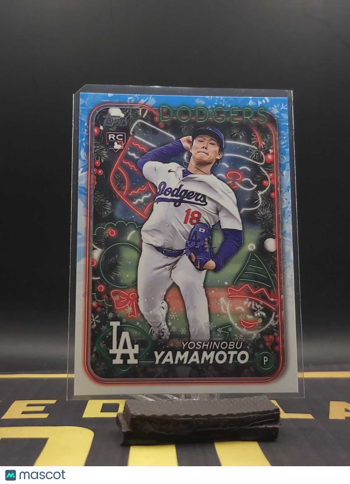 2024 Topps Holiday - #H88 Yoshinobu Yamamoto (RC)