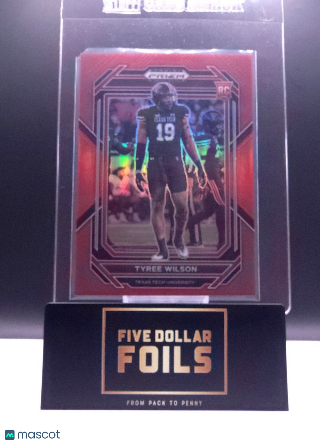 *Free Shipping @ $10* 2023 Prizm Draft Picks - #164 Tyree Wilson Red 133/299