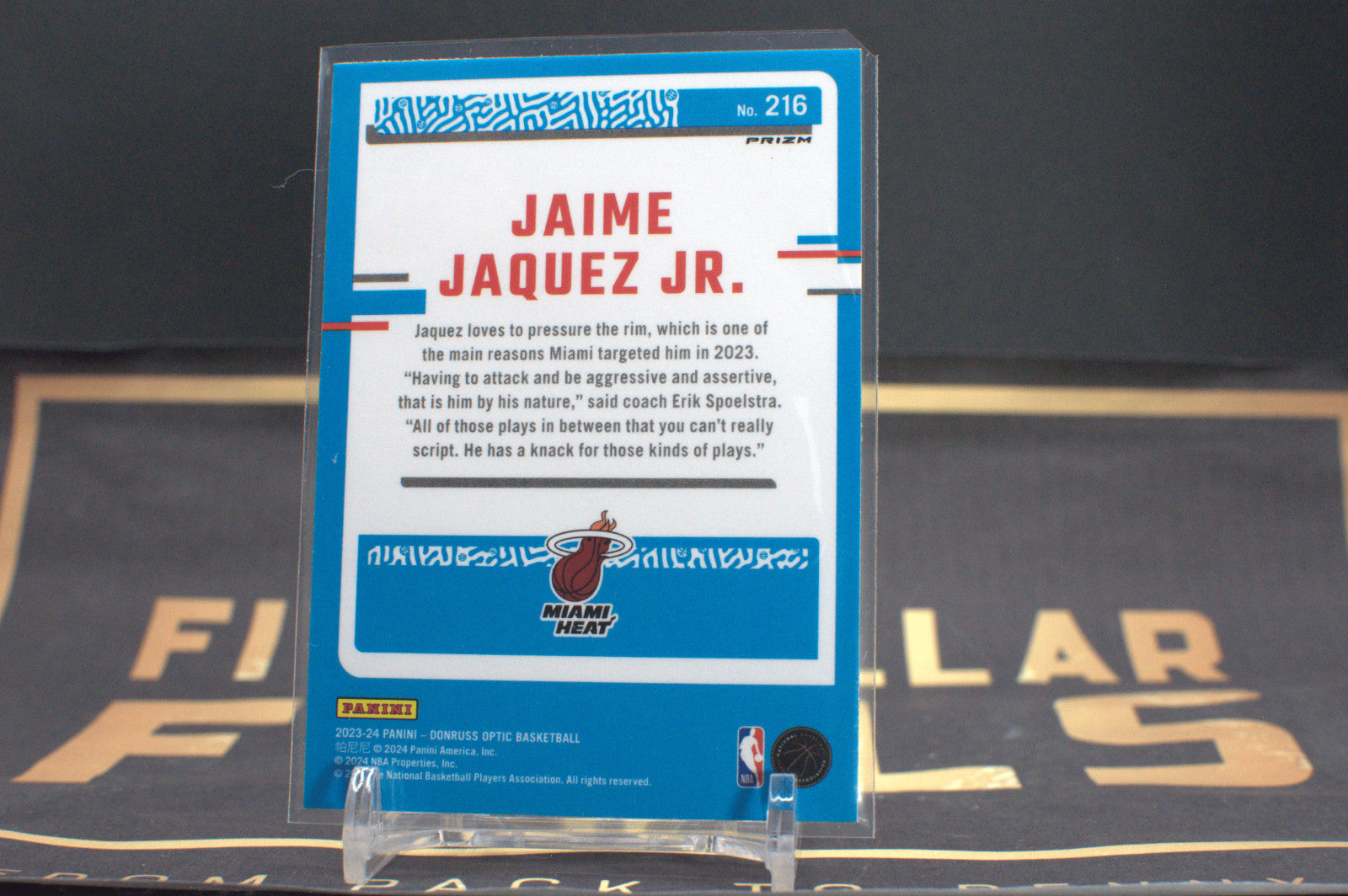 2023-24 Donruss Optic Jaime Jaquez Jr. #216 Mojo Choice