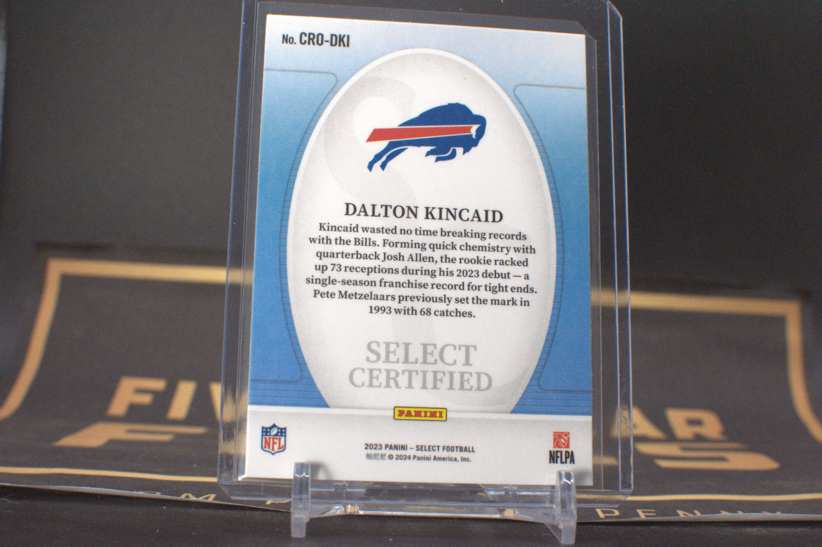 2023 Select Certified Rookie Dalton Kincaid #19 **Free Shipping @ $10+**