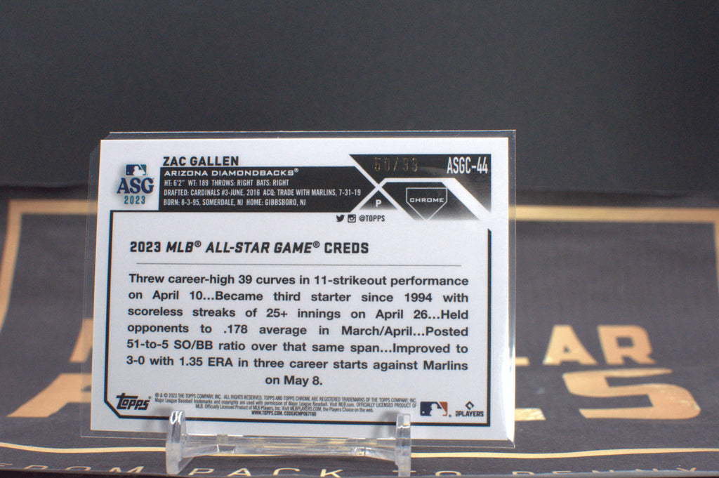 2023 Topps Update Series - 2023 All-Star Game #ASG-44 Zac Gallen