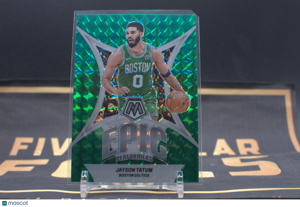 2023 Panini Mosaic Epic Performers Jayson Tatum Green #3 **Free Shipping @ $10+