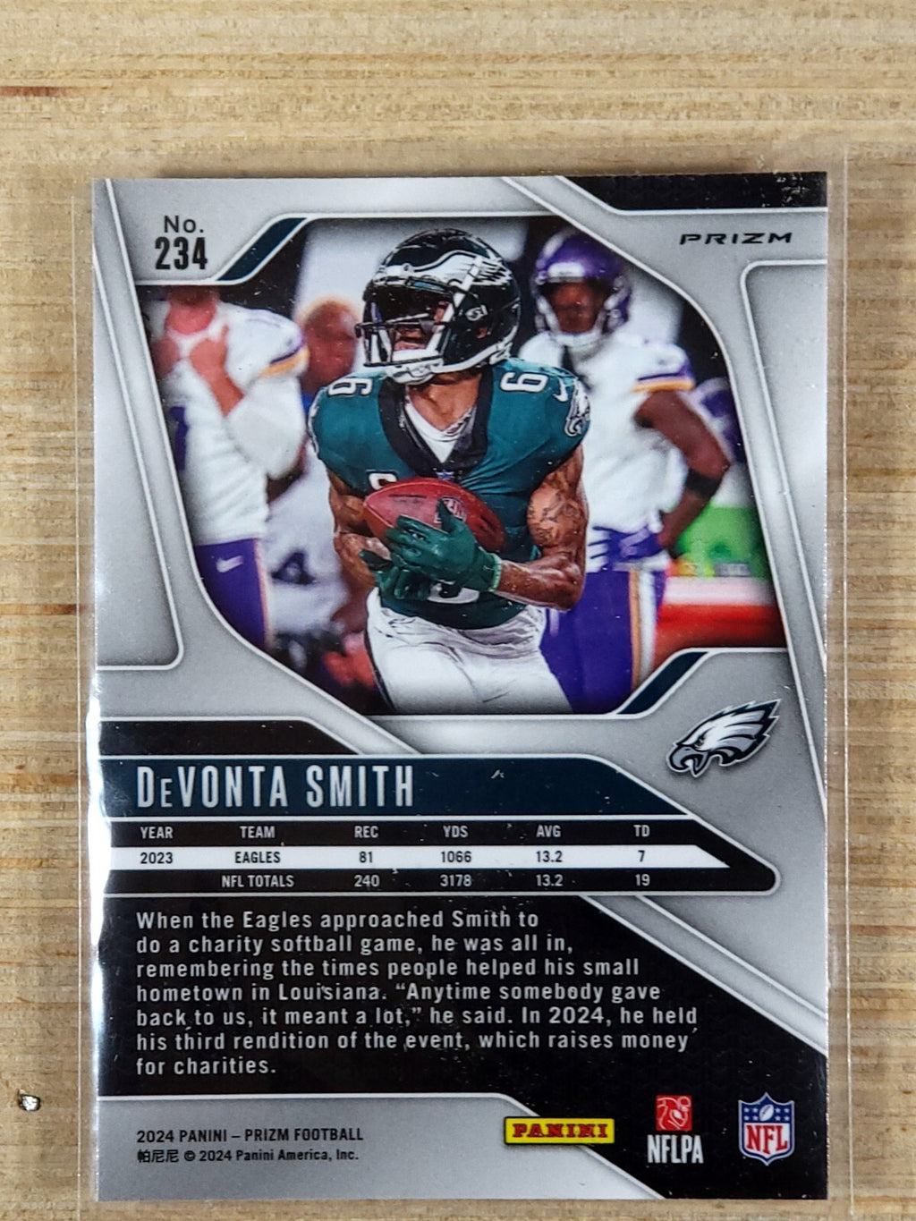 2024 Panini Prizm - Orange Disco Prizm #234 Devonta Smith
