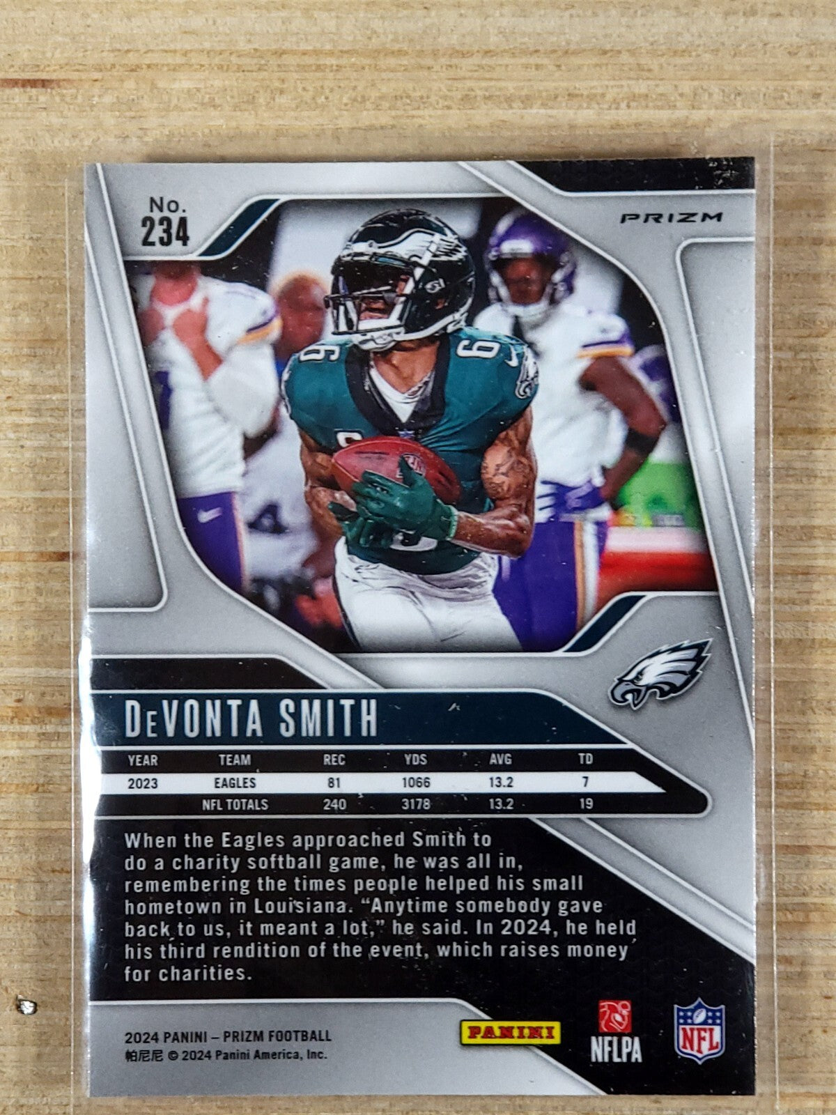 2024 Panini Prizm - Orange Disco Prizm #234 Devonta Smith