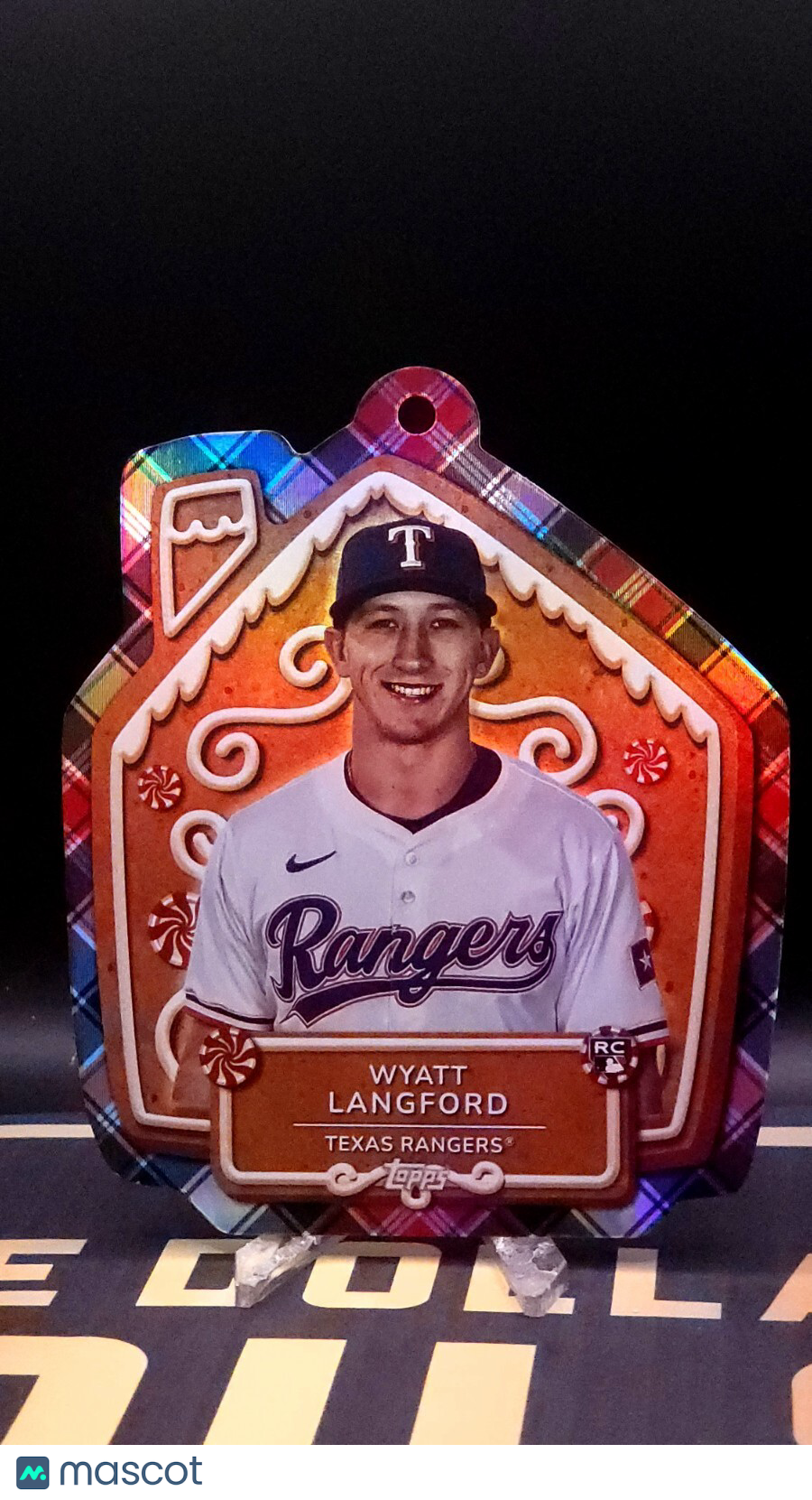 *Free Shipping @ $10* 2024 Topps Holiday Ornament #MLBO-16 WYATT LANGFORD