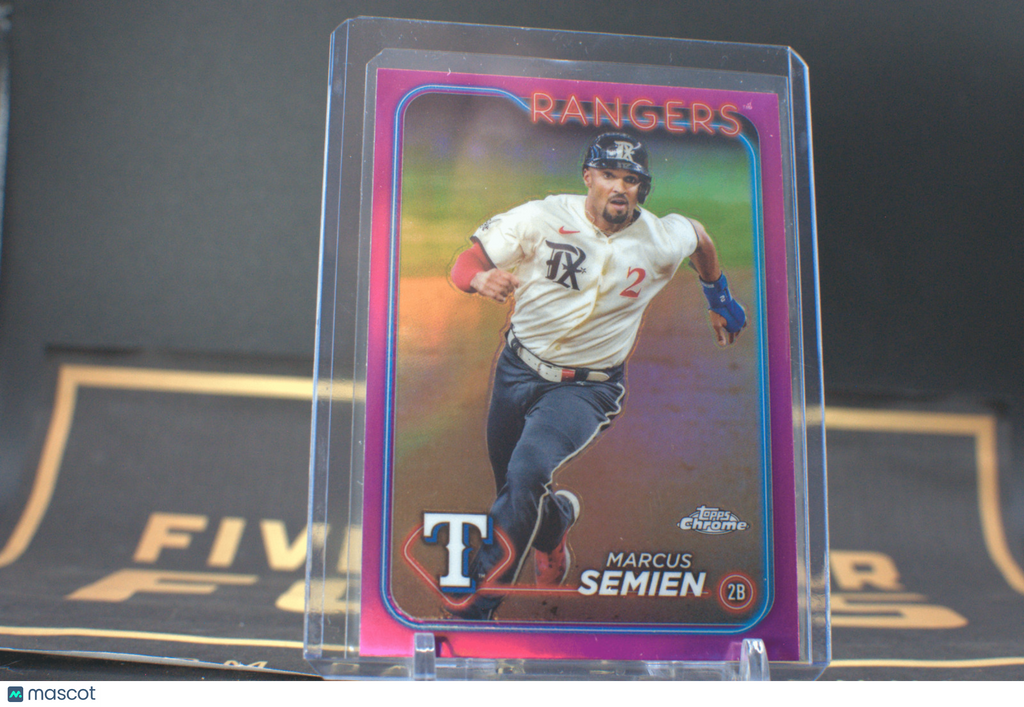 2024 Topps Chrome : Marcus Semien [Pink Refractor] #102