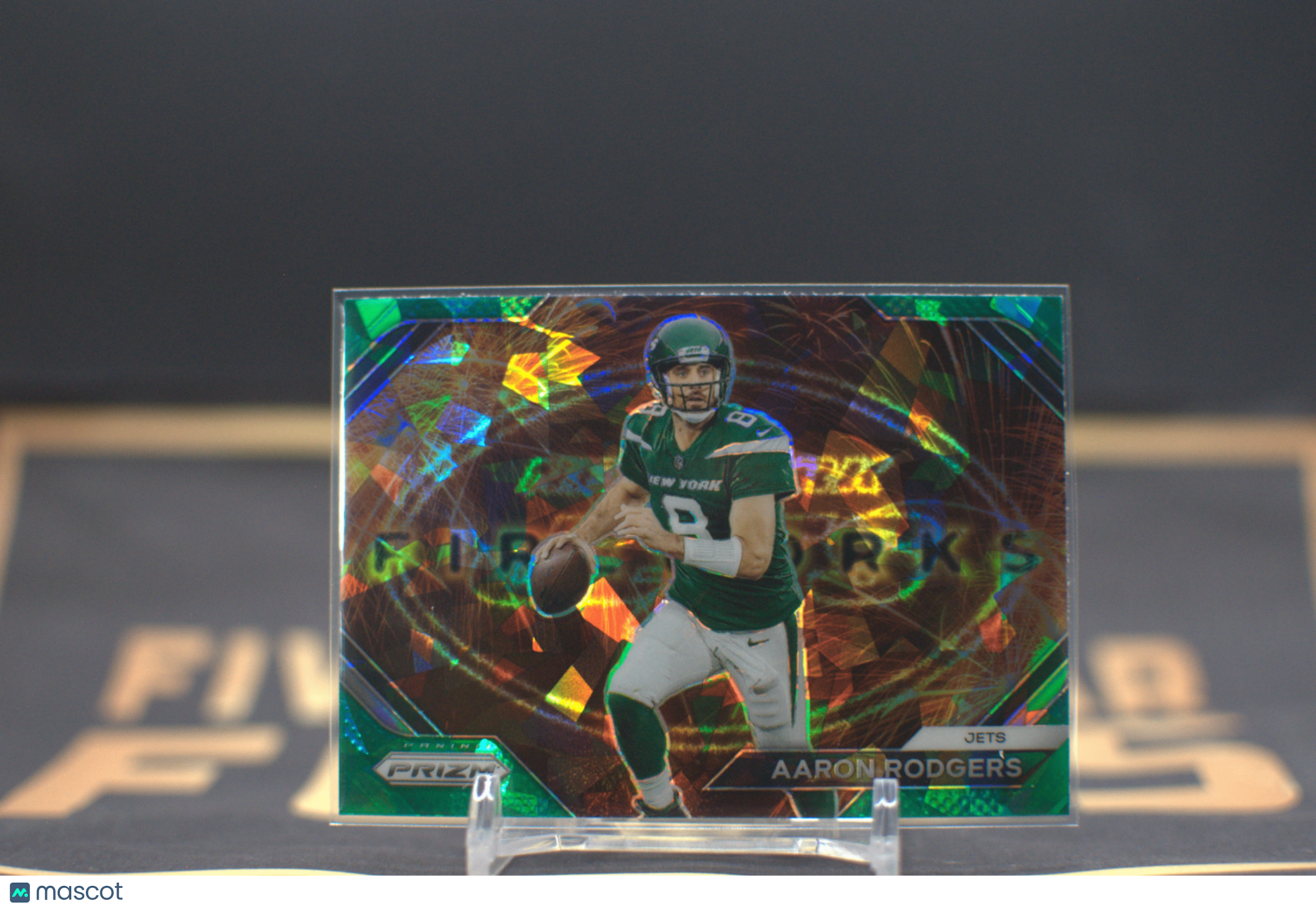 2023 Panini Prizm Fireworks Aaron Rodgers [Green Ice] #F-7 **Free Shipping @ $10