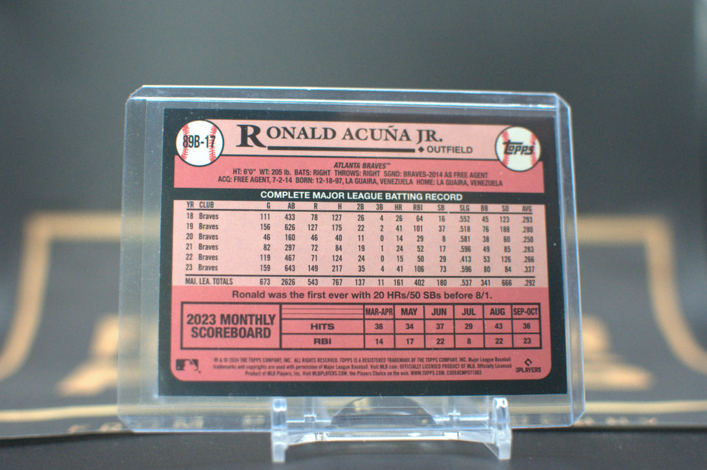 2024 Topps 1989: Ronald Acuña Jr #89B-17