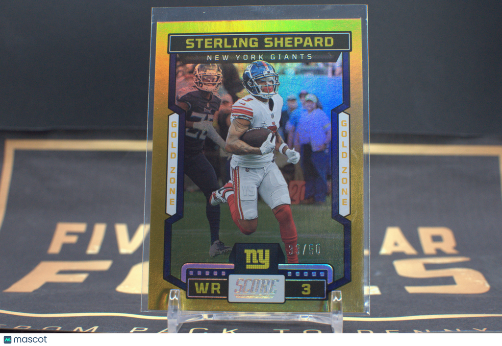 2023 Panini Score Sterling Shepard [Gold Zone] #237 33/50 **Free Shipping @ $10