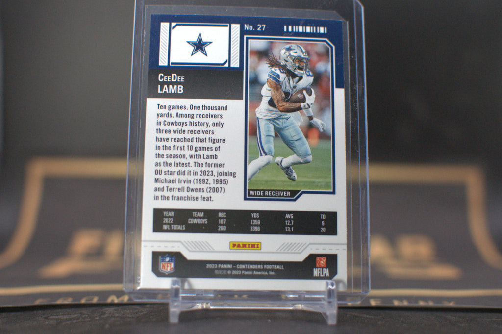 2023 Panini Contenders: CeeDee Lamb [Bronze] #27