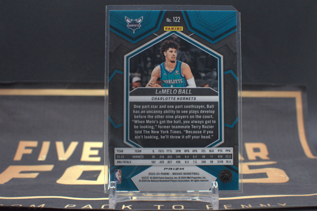 2023-24 Panini Mosaic LaMelo Ball Silver Fast Break #122 *Free Shipping @ $10