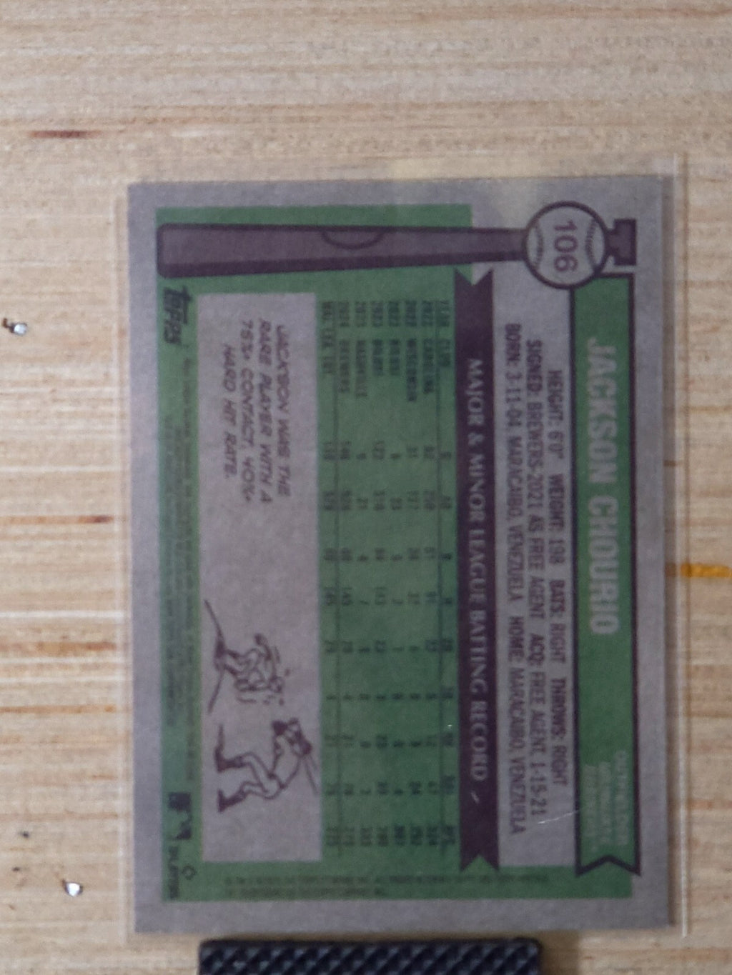 2025 Topps Heritage #106 Jackson Chourio