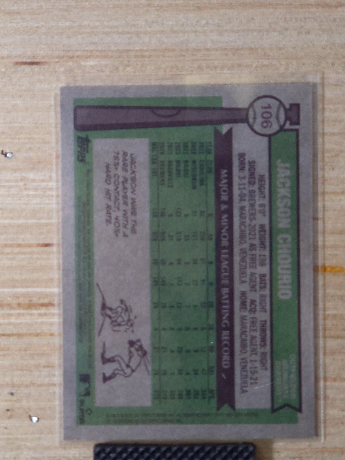 2025 Topps Heritage #106 Jackson Chourio