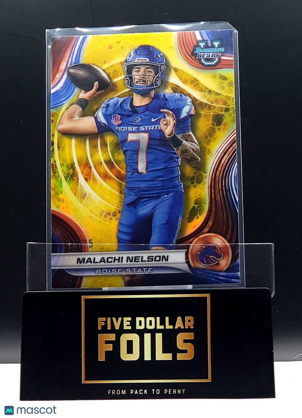 2024 Bowman U Best #98 Malachi Nelson Yellow 18/75