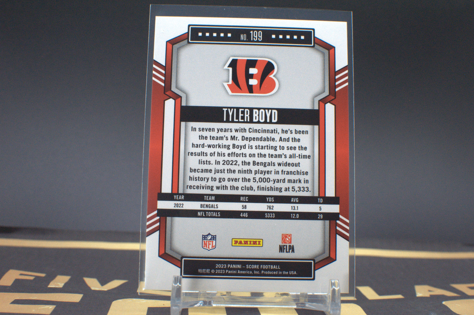 2023 Panini Score : Tyler Boyd [Stars] #199 **Free Shipping @ $10+**