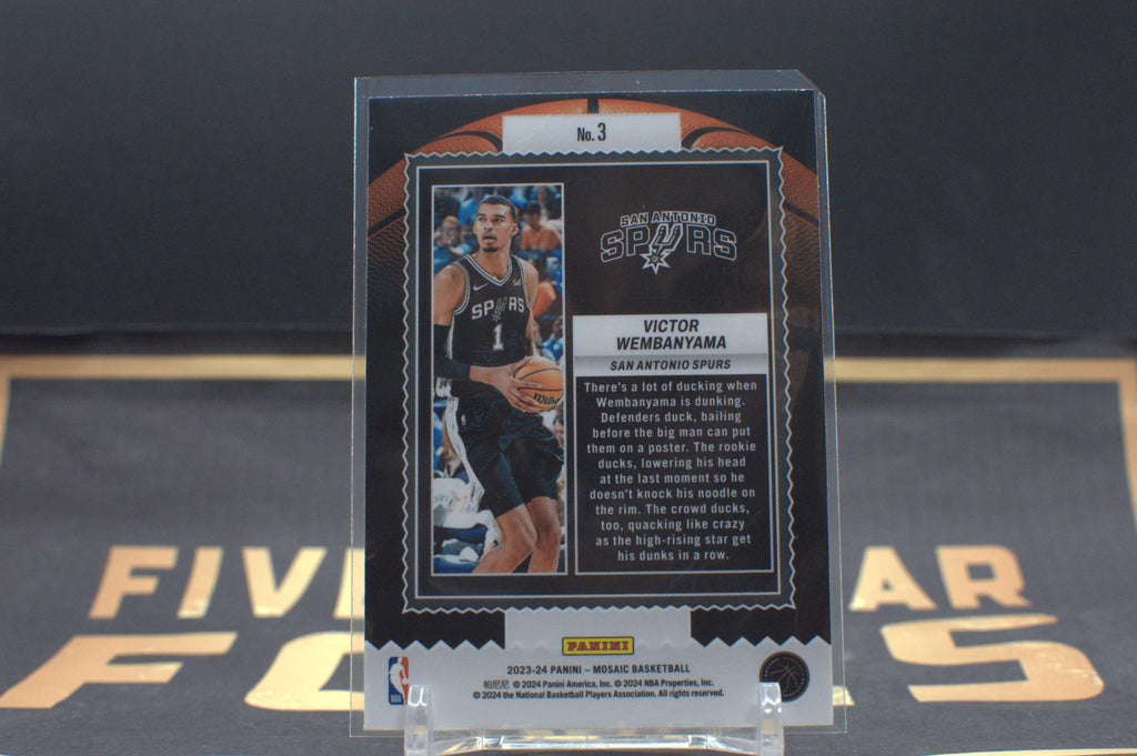 2023 Panini Mosaic Jam Masters: Victor Wembanyama #3