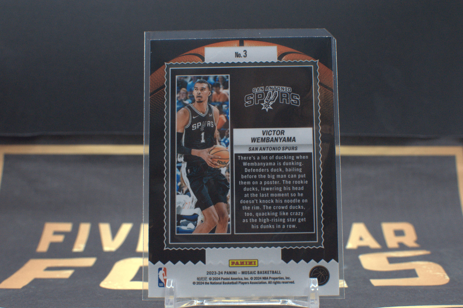 2023 Panini Mosaic Jam Masters: Victor Wembanyama #3