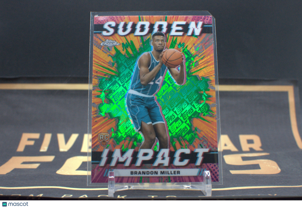 2023 Topps #SI-2 Brandon Miller Sudden Impact Green Topps *Free Shipping @ $10