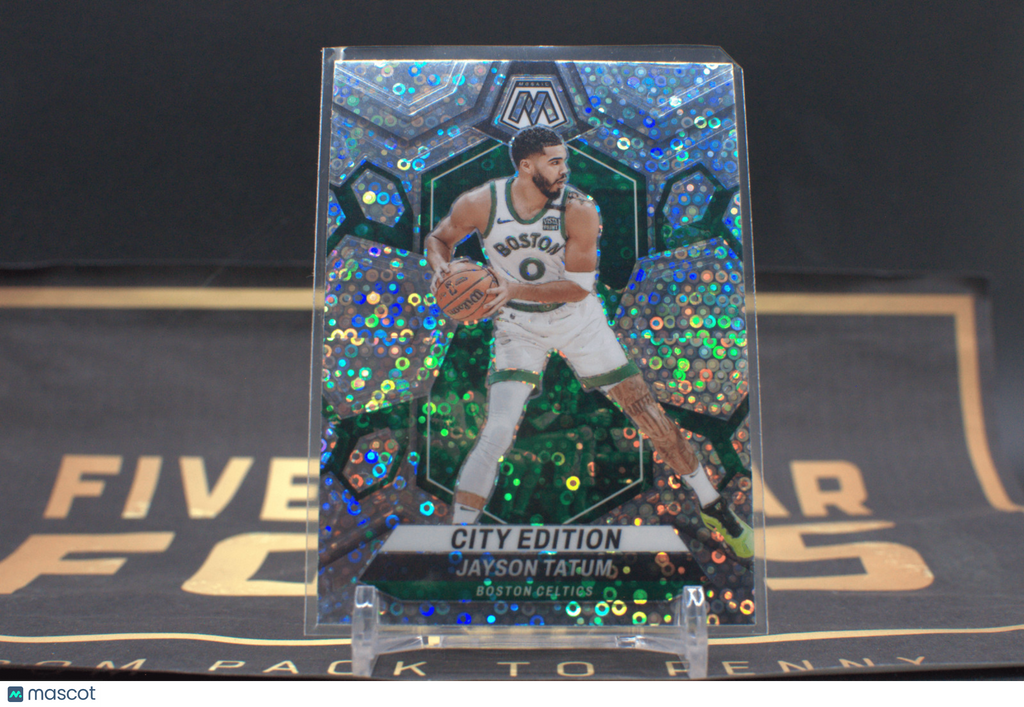 2023-24 Panini Mosaic Silver Fast Break Prizm Jayson Tatum #284