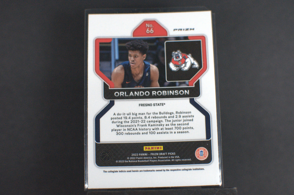 2022 Panini Prizm Draft Picks: Orlando Robinson [Blue Circles] #66