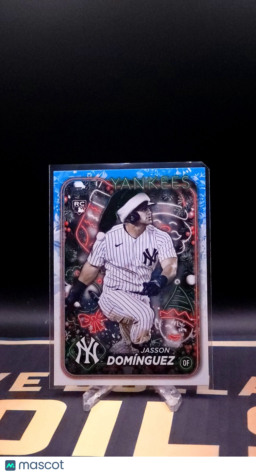 *Free Shipping @ $10* 2024 Topps Holiday JASSON DOMINGUEZ #H75 Santa Hat