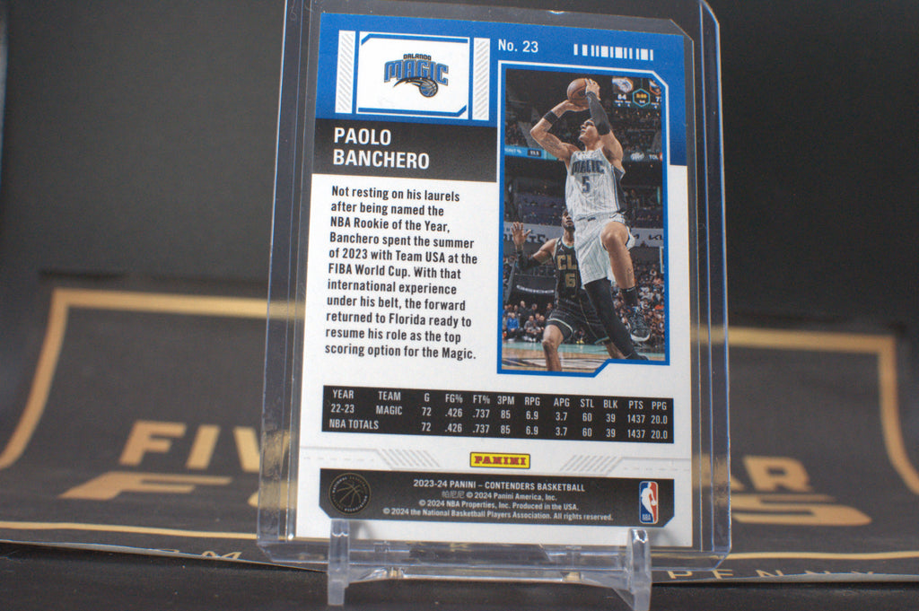 2023 Contenders Paolo Banchero [Bronze Game Ticket] #23 **Free Shipping @ $10+*