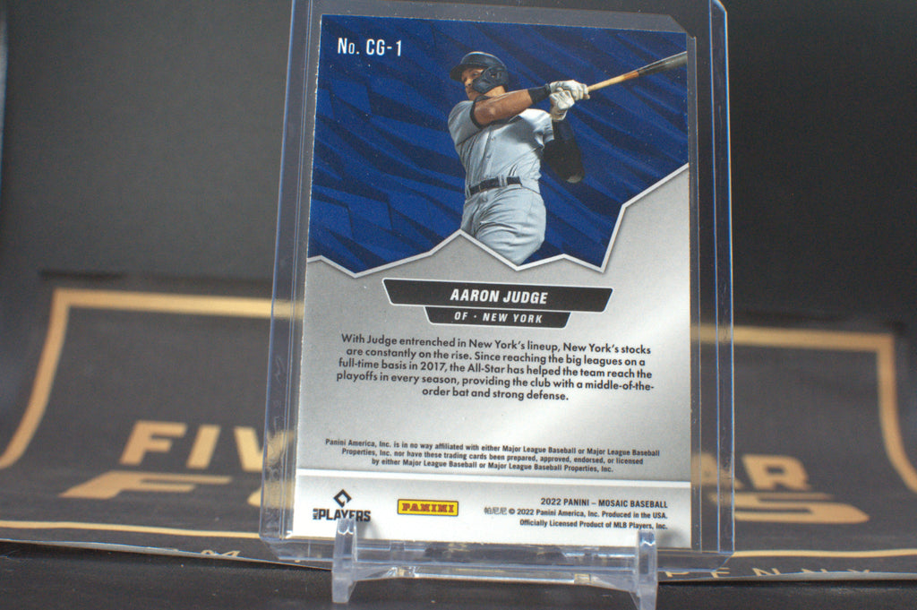 2022 Panini Mosaic Capital Gains Aaron Judge #CG-1 **Free Shipping @ $10+**