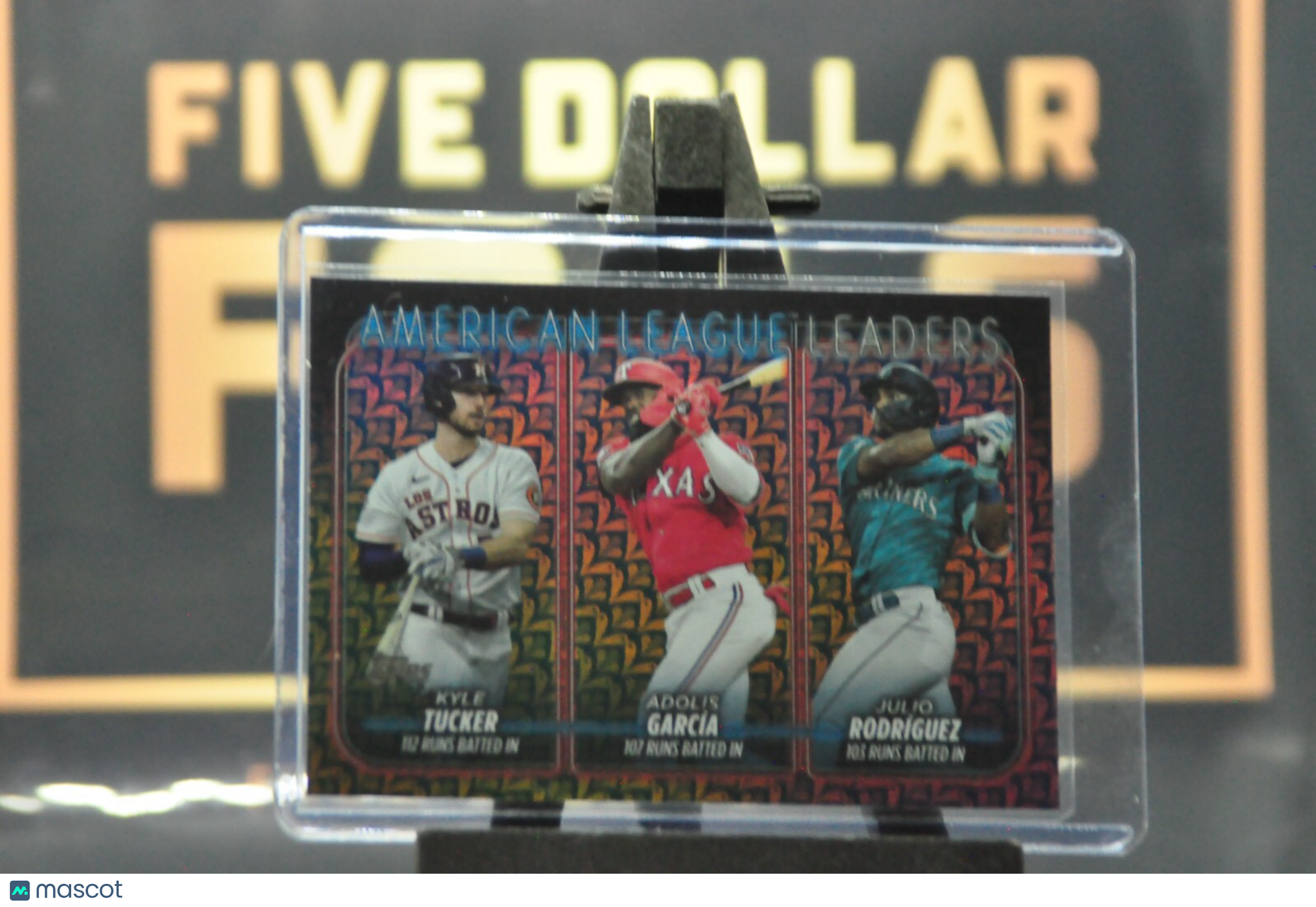 2024 Topps 2023 American League RBI Leaders #106 (Royal Blue Foil)
