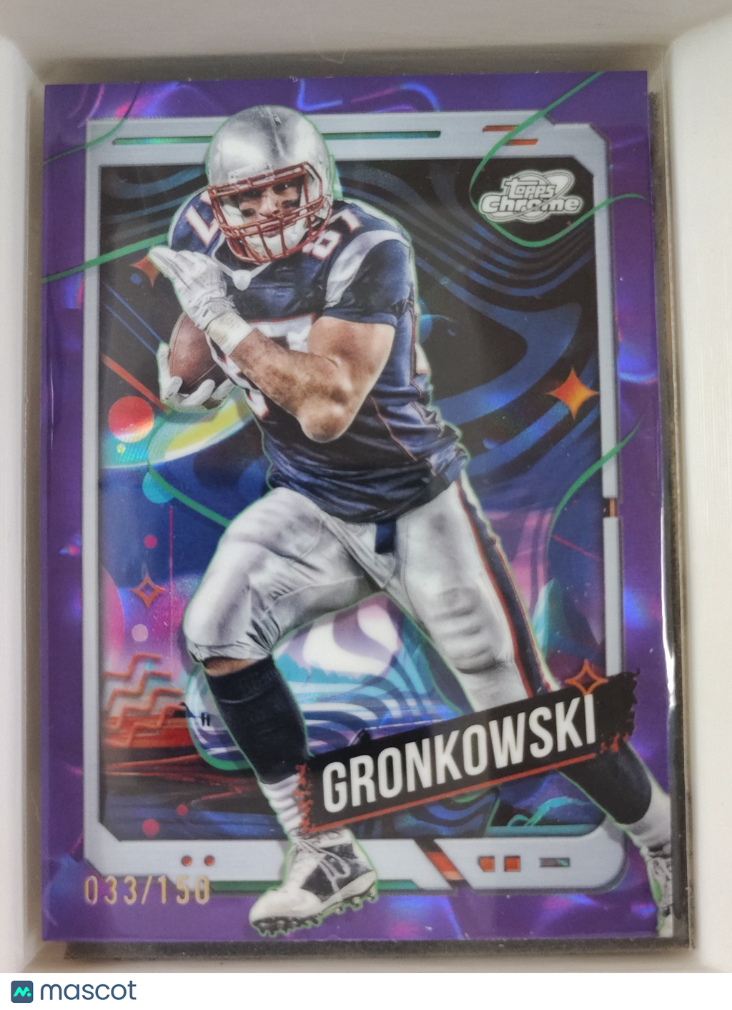 2024 Topps Cosmic Chrome - Rob Gronkowski #62 Purple Nebula 033/150