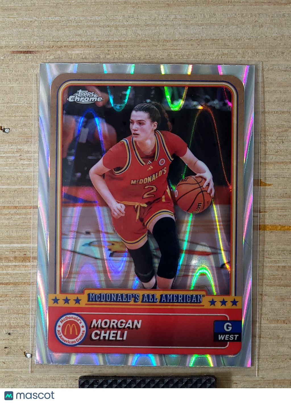 2024 Topps Chrome McDonalds All-American #16 Morgan Cheli Raywave