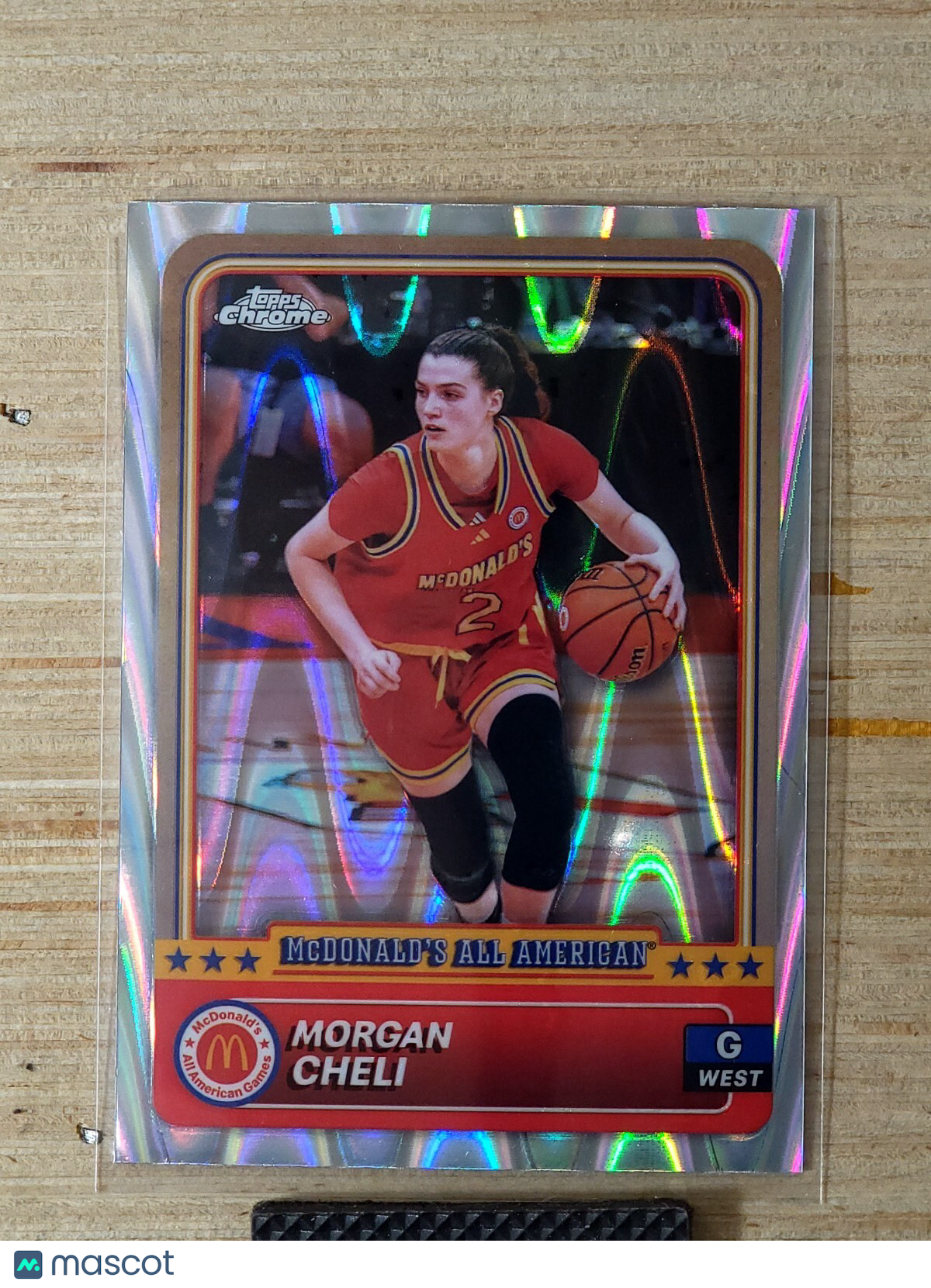 2024 Topps Chrome McDonalds All-American #16 Morgan Cheli Raywave