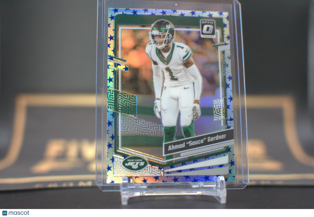 2023 Optic Ahmad Sauce Gardner Stars Holo Prizm Parallel New York Jets