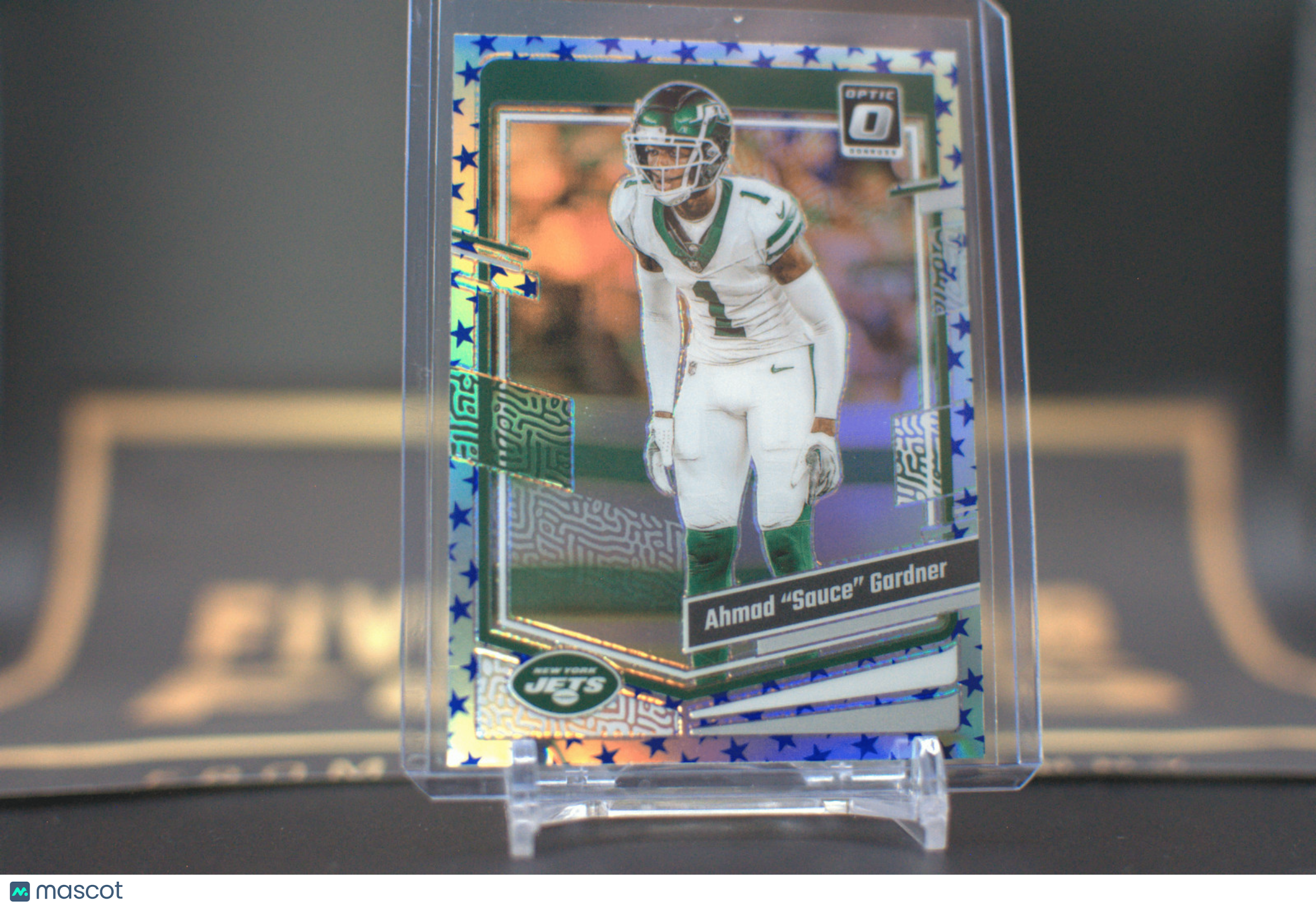 2023 Optic Ahmad Sauce Gardner Stars Holo Prizm Parallel New York Jets