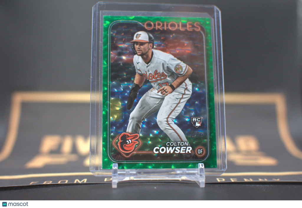 2024 Topps: Colton Cowser [Green Crackle Foil] #257