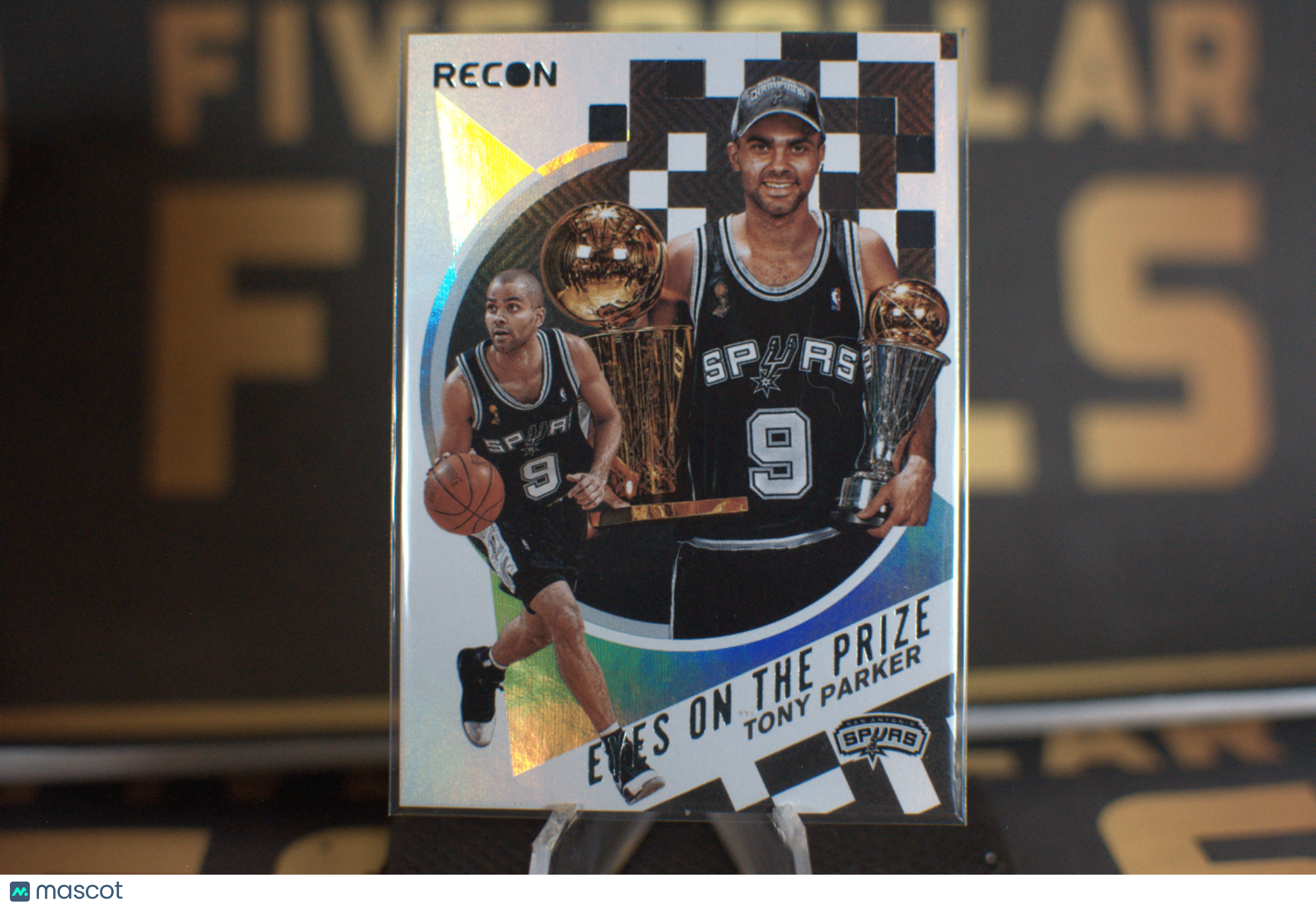 2020-21 Panini Recon Eyes on the Prize Tony Parker #18 HOF