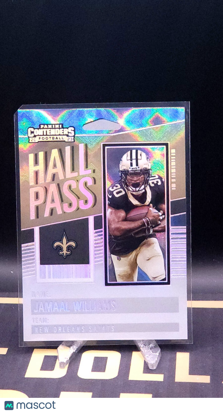 2023 Panini Contenders  Hall Pass #6 Jamaal Williams Galactic